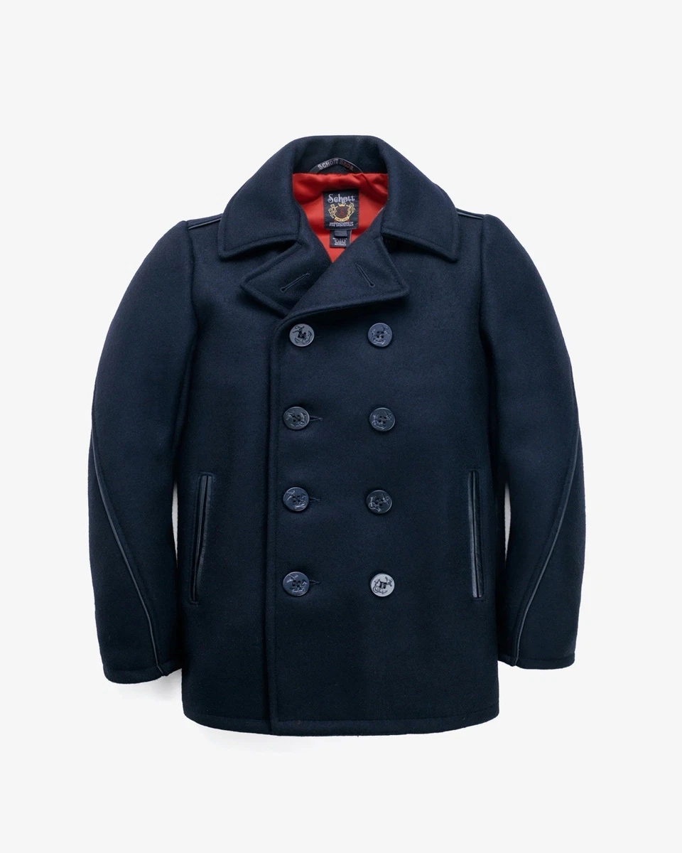 SCHOTT Pea Coat Coats for Men for Sale | Shop New & Used | eBay