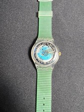 SWATCH AUTOMATIC TIME TO MOVE SAK102 EARTH SU...