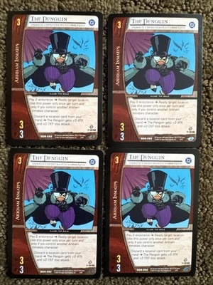 DC VS TCG DOR-082 The Penguin - Oswald Cobblepot Common x4 - 1st Edition