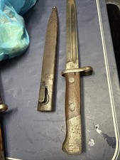 Vintage WW2 Bayonet Scabbard Spanish Mauser 2628 X Toledo M1941 5G90
