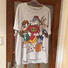 1993 Looney Tunes Bugs Bunny Taz reprint gift fan shirt AN66648