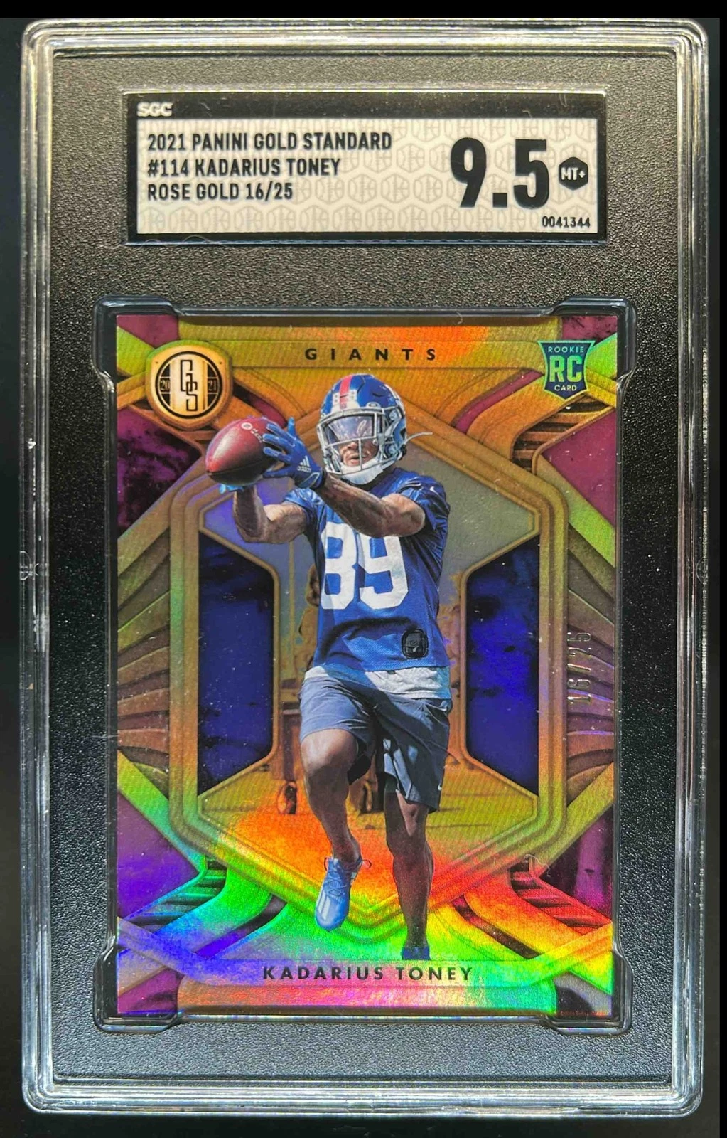 Kadarius Toney Panini Gold Standard #114 Base