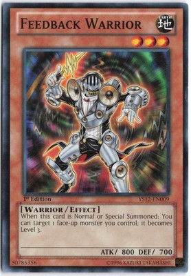 Yugioh - Feedback Warrior YS12-EN009 1st Edition - Starter Deck: Xyz Symphony