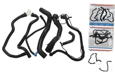 6 Pcs Engine Radiator Coolant & Heater Hose Set With PCV Pipe & Inlet 