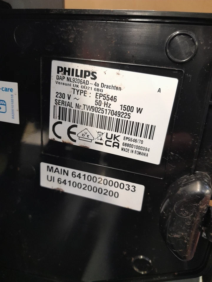 Philips 5500 Series EP5546/70 Bean to Cup Coffee Machine (Missing Items/Used), photo 2 of 5