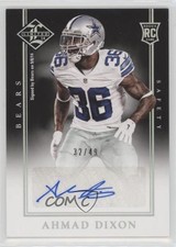 2014 Limited Rookie Signatures Silver Spotlight 32/49 Ahmad Dixon #167 Auto 0v0