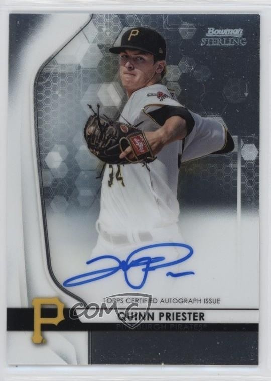 2020 Bowman Sterling Prospect Quinn Priester #BSPA-QP Auto 1u5y
