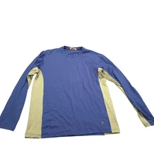 Smartwool Long Sleeve Pullover Shirt Men Size M-L Flawed Super Fine Merino Wool