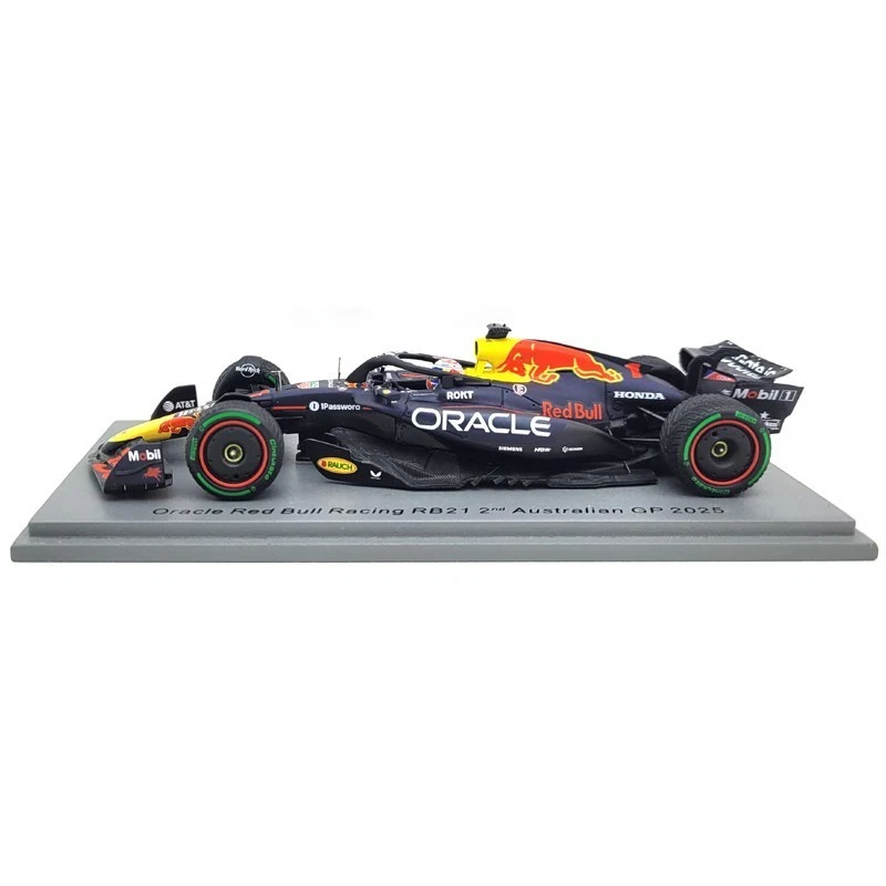2025 Max Verstappen Oracle Red Bull Racing RB21 Australian G - 1/43 Spark Models - Immagine 4 di 4