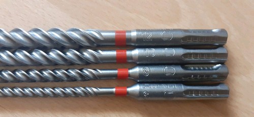Hilti SDS PLUS Bohrer TE - CX 6, 8, 10, 12 /220 mm Set 4 Stück. Neu - Bild 2 von 2