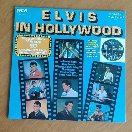 Vintage Elvis Presley Elvis In Hollywood Vinyl LP RCA Records 1976