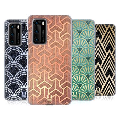 HEAD CASE DESIGNS TEXTURED ART DECO PATTERNS SOFT GEL CASE FOR HUAWEI PHONES 4
