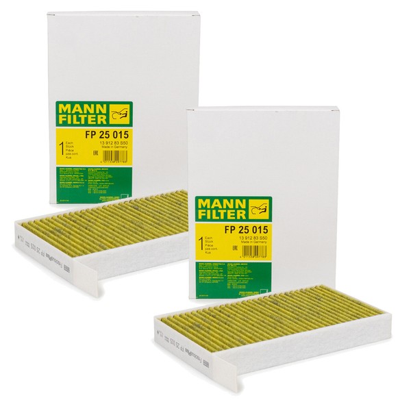 2X Mann FP25015 Freciousplus Innenraumfilter FüR Tesla Model 3 5YJ3 1107681-00-A-image