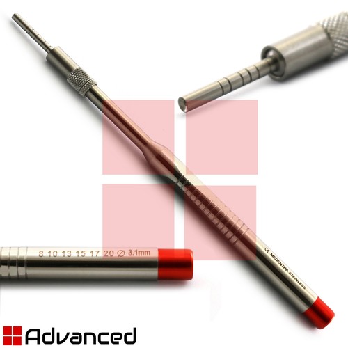 Esparcidor óseo quirúrgico para cirugía de implante cóncavo de osteotomas dentales de 5 piezas - Imagen 3 de 6