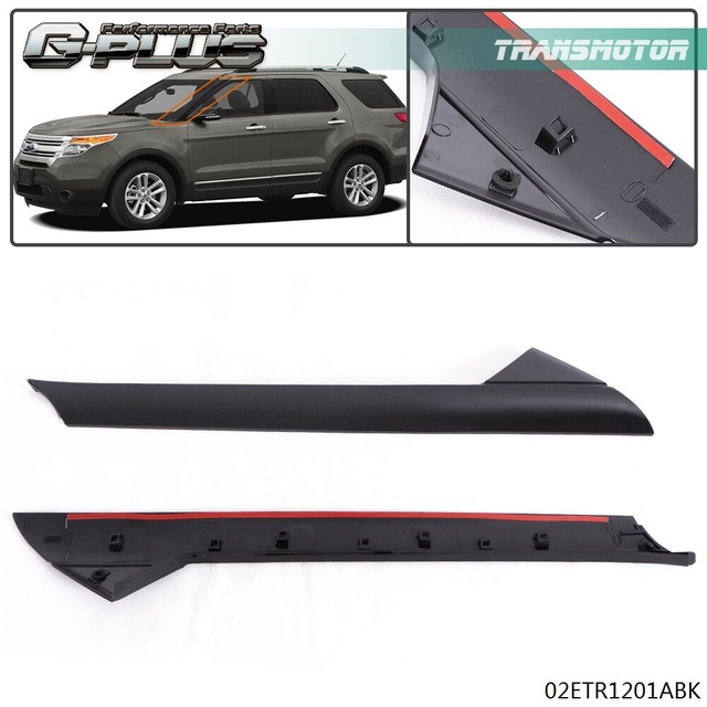 Windshield Molding Pillar Trim Moulding Left & Right Set For Ford