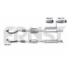 ERNST Katalysator Euro 3 für Hyundai Santa Fé I SM 2.4 16V 2.0 755238