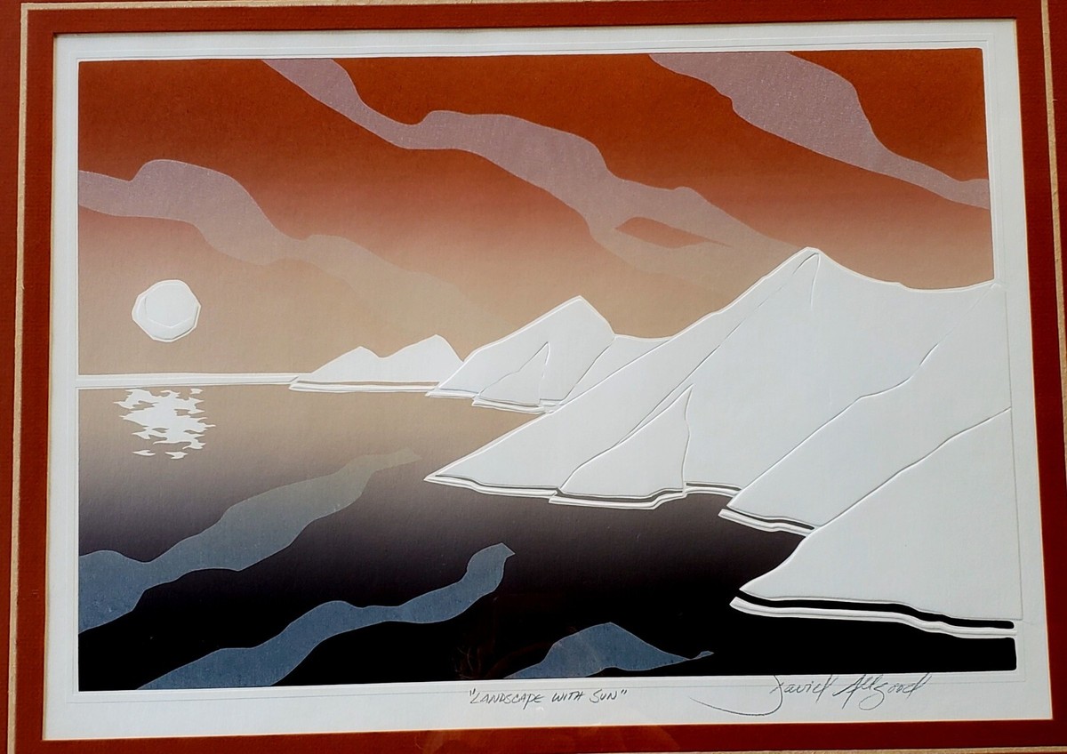アート・デザイン・音楽 It's All Good Hardcover (2006) First Vintage Large-Format David Allgood Embossed Serigraph Landscape