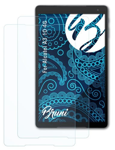 Bruni 2x Schermfolie voor Alcatel A3 10 4G Screen Protector Displaybeveiliging - Afbeelding 3 van 4