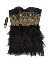 RARE Vintage Sherri Hill Black Dress Size 18