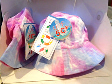 Enjoy Life Kids Bucket Hat Sun UPF 50 blue tie dye 2 pack M/L