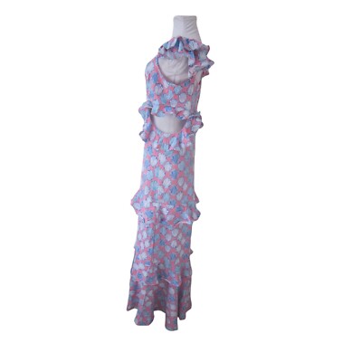 chinese dress ladies Short Blue Maxi Dress – Ascension Golf Carts, LLC main image 0