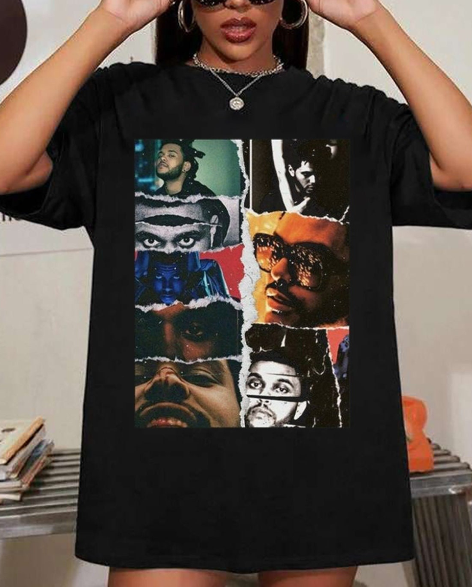 The Weeknd album T-shirt black short sleeve All Sizes S to 5XL X299
