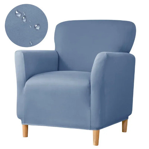 Spandex Stretch Armchair Slipcovers for Living Room Elastic Single Sofa Covers - Picture 11 of 31