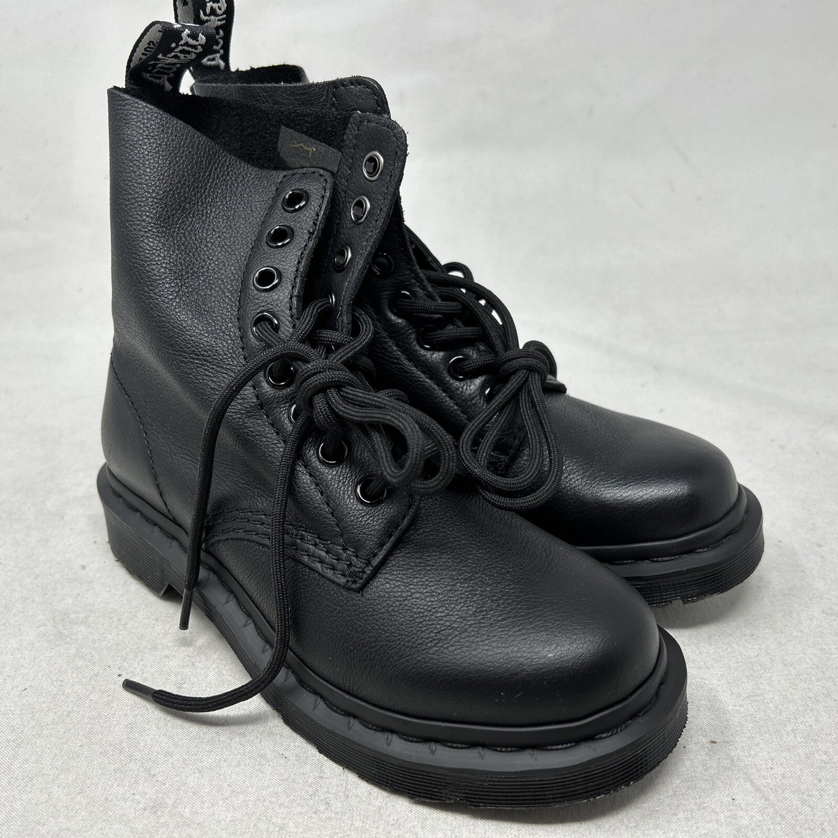 Dr. Martens 1460 Pascal Mono Black Boots Women Size 5 (dd202) Uk 3