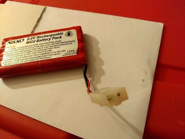 2 Nikko 9.6v Red Rechargeable NiCd Battery Pack 1296 Tamiya Plug for sale online | eBay