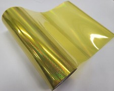 Gloss Honeycomb Pattern Holographic Headlight Tail Light Fog Tint Pvc Vinyl Wrap