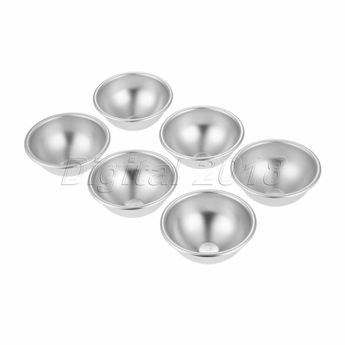 6X 4.5/5.5/6.5cm Aluminum Alloy Sphere Bath Bomb Fizzies Mold Soap Cake Craft - Picture 11 of 11
