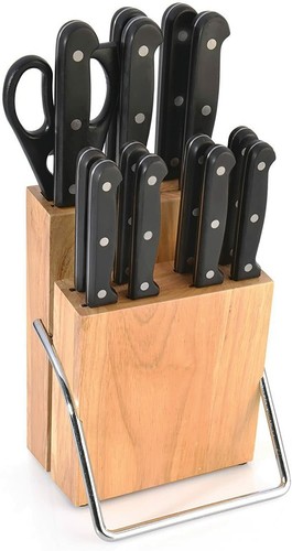 【NEW】BERGHOFF LAGOS 15-PIECE KNIFE SET WITH KNIFE BLOCK - Picture 6 of 9