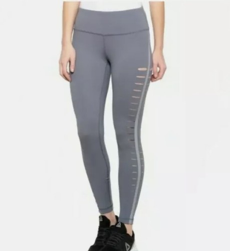 Viva Gray Leggings Size Small Cut Out 