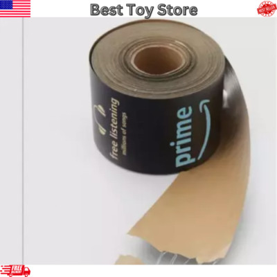 FAST 1Roll 76mm*50m Carton Sealing Wet Water Kraft Paper Tape,Amazon Tape