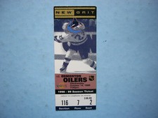 1998/99 VANCOUVER CANUCKS VS EDMONTON OILERS NHL HOCKEY TICKET STUB BRYAN MCCABE
