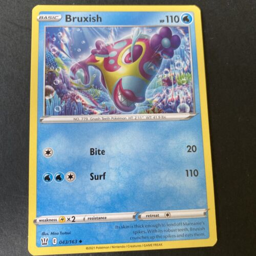 Bruxish 043/163 | Uncommon | SWSH Battle Styles Pokemon TCG✨ - Photo 1/1