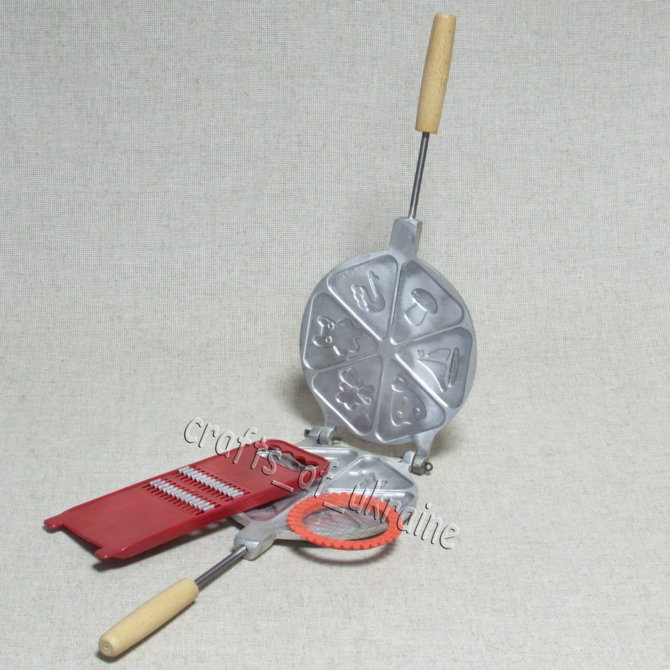 16pcs Pastry Maker Alu Oreshnitsa Орешница Russian Oreshki Baker