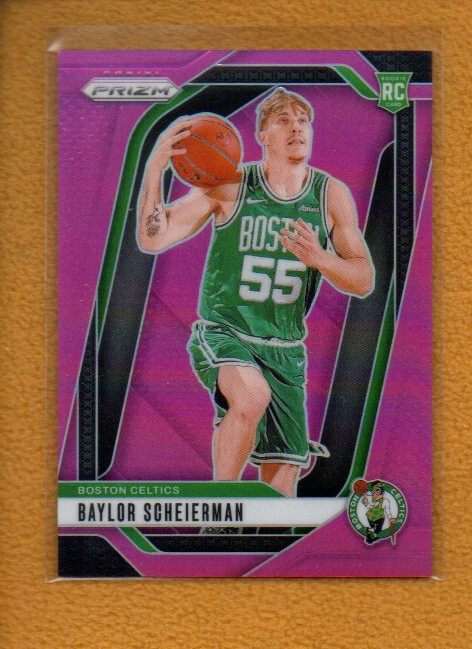 Baylor Scheierman 2024-25 Panini Prizm Basketball Rookie Pink Prizm RC #236 /249