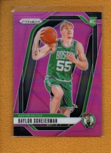 Baylor Scheierman 2024-25 Panini Prizm Basketball Rookie Pink Prizm RC #236 /249