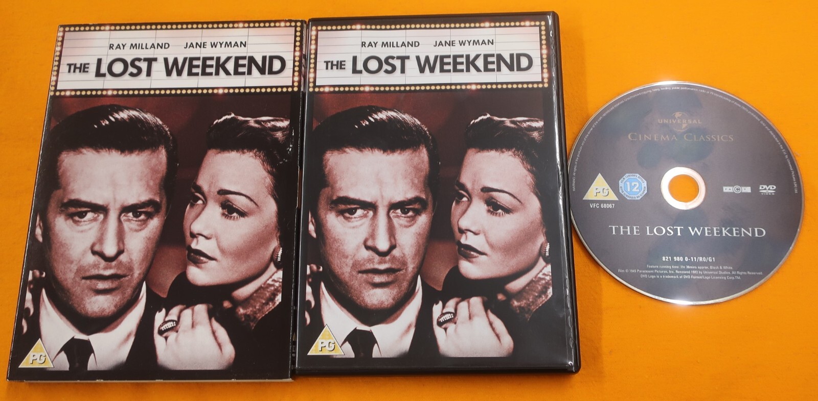 The Lost Weekend - Ray Milland - Jane Wyman - Classic Movie On DVD!