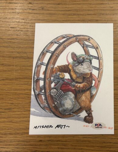 MITSUHIRO ARITA SIGNED ART PRINT PSA COA