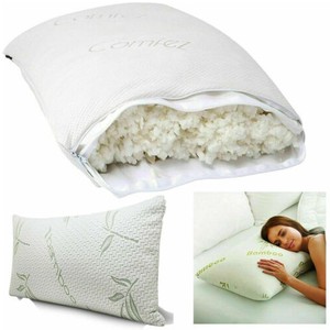 chopped memory foam pillow