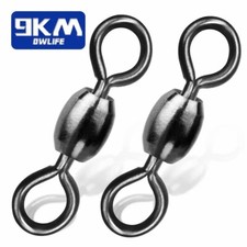 Heavy Crane Swivels 10# 50Pcs Swivels Fishing Tackle Fishing Line Hook Connector