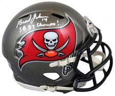 Brad Johnson Signed Tampa Bay Buccaneers Mini Helmet 