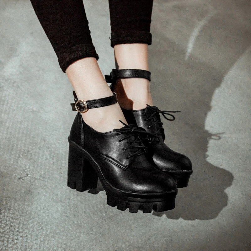 Lace up mary jane shoes sale