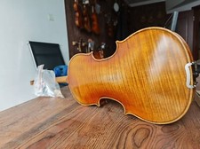 4/4 European wood Handmade violin flamed maple fantastic sound free case string