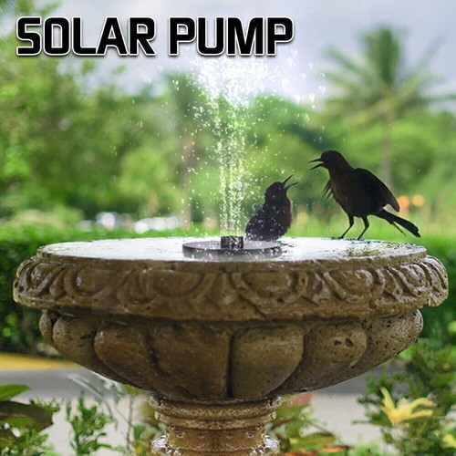 Solarpumpe Solar Springbrunnen Fontäne Gartenbrunnen Teichpumpe Wasserspiel 2024 - Bild 4 von 15