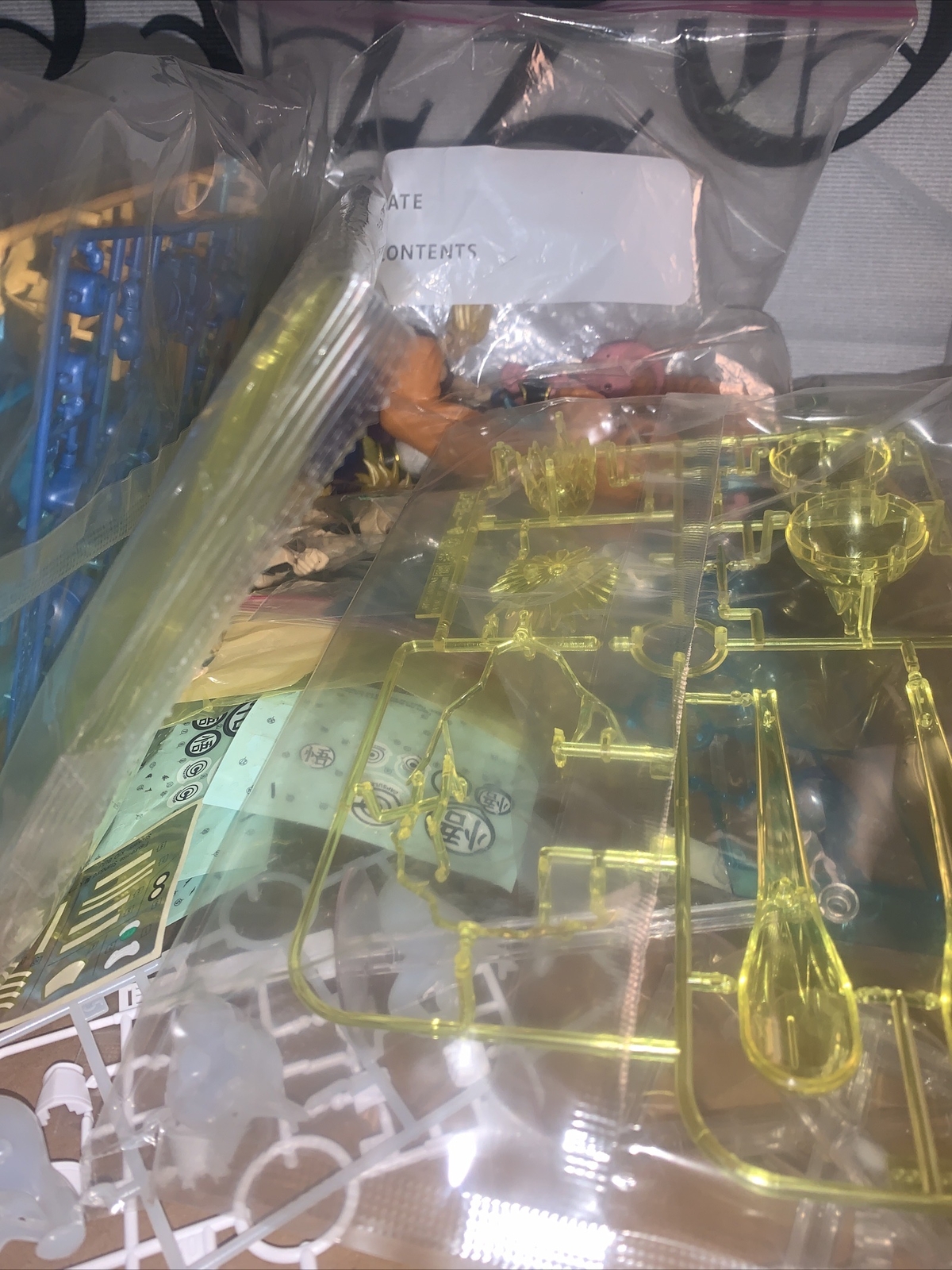 Dragon Ball Z ACCESSORIES LOT! OVER 80+pc Model Kit Bandai Figure-rise Standard