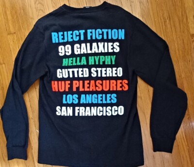 HUF X PLEASURES コラボレーション 12ギャラクシー Tシャツ HUF X Pleasures 12 Galaxies Long Sleeve T-Shirt | eBay