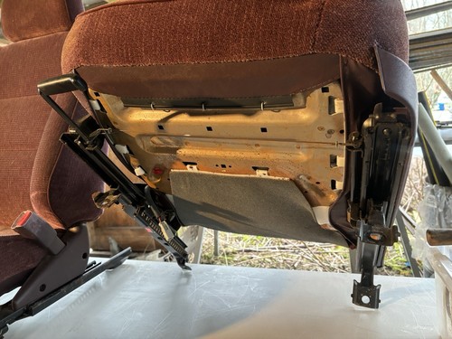 1992 Honda Accord EX Factory OEM Front Seats Maroon Burgundy Nice - Picture 17 of 18